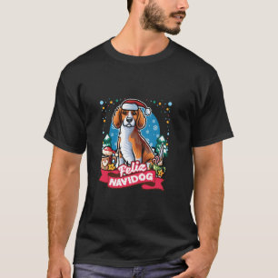 Beagle Sinterklaas Koffie Mok Vrolijke Kersthonden T-shirt