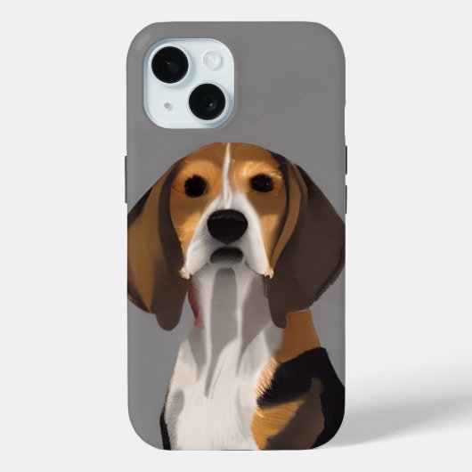 Beagle SmartPhone Hoesje (Achterkant)