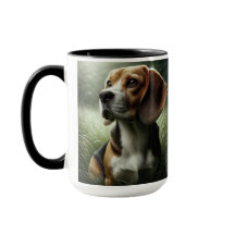 Beagle Splatter Coffee Mok Cup