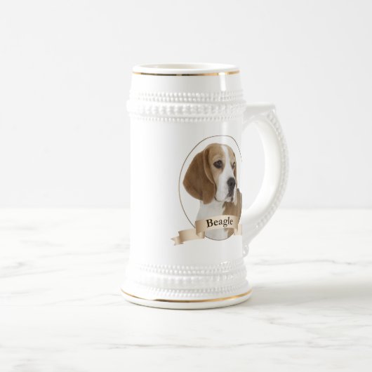 Beagle Stein Bierpul (Voorkant rechts)