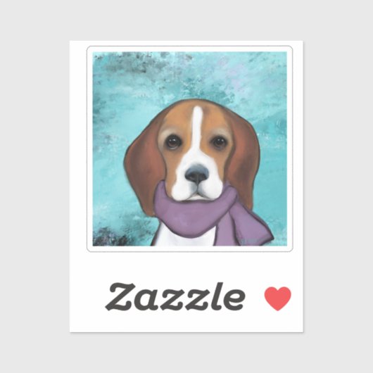 Beagle Sticker (Vel)