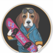 BEAGLE STICKER (Voorkant)