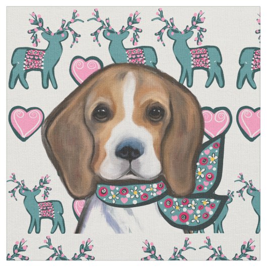 Beagle Stof (Close Up)