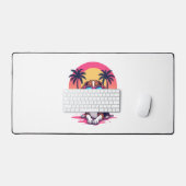 Beagle Sunset Achtergrond Shirt, Beagle Moeder, Be Bureaumat (Keyboard & Muis)