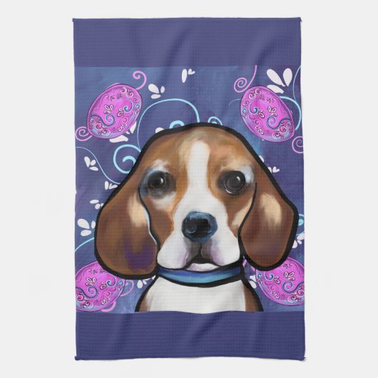 Beagle theedoek (Verticaal)