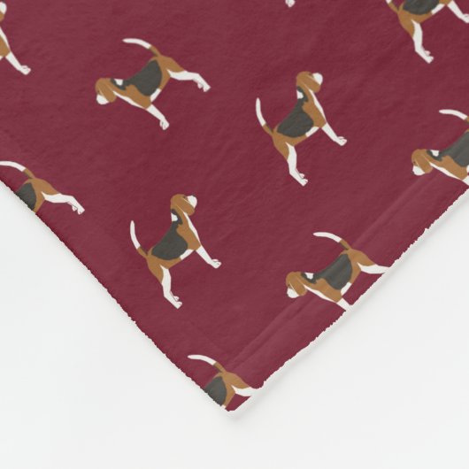 Beagle Throw Blanket Fleece Deken (Hoek)