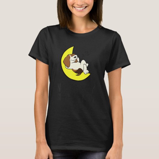 Beagle Tired Nap All Day Sleep All Night Cute Beag T-shirt (Voorkant)