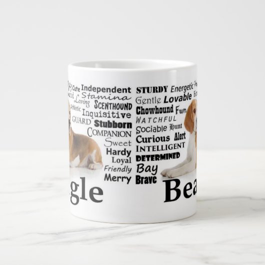 Beagle Traits Jumbo Mok (Voorkant)