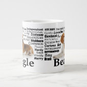 Beagle Traits Jumbo Mug (Devant)