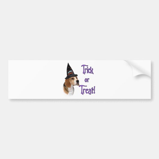 Beagle Trick Bumpersticker (Voorkant)