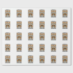 Beagle Vader Aangedreven door Koffie en Hondenhaar Cadeaupapier