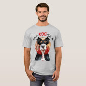 Beagle Vampire Dog Funny Halloween T-shirt (Voorkant volledig)
