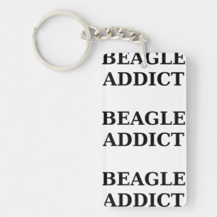 beagle verslaving sleutelhanger