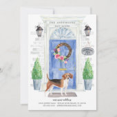 Beagle voordeur bewegende aankondiging (Voorkant)