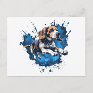 Beagle Water Sport Briefkaart