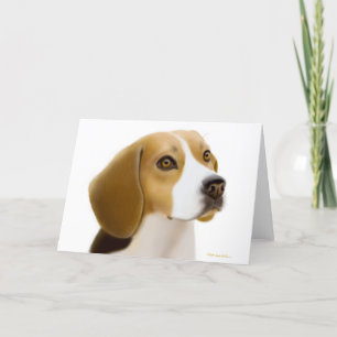 Beagle-Wenskaart Kaart