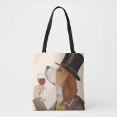 Beagle Wine Snob Draagtas (Voorkant)