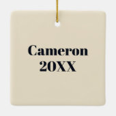 Beagle Wine Snob Keramisch Ornament (Achterkant)