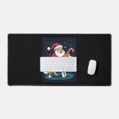 Beagle Xmas Éclairage Père Noël équitation Beagle (Clavier et souris)