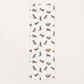 Beagle yoga pose yogamat (Voorkant)
