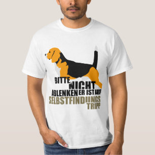 Beagle zoektocht t-shirt