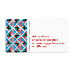Beaglepatroon Quattrodog Etiket
