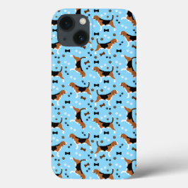 Beagles Hondenras Beagle Pattern iPhone 13 Hoesje