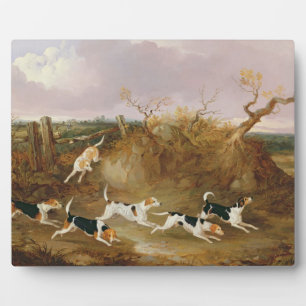 Beagles in volle wasmachine, 1845 (olie op doek) fotoplaat