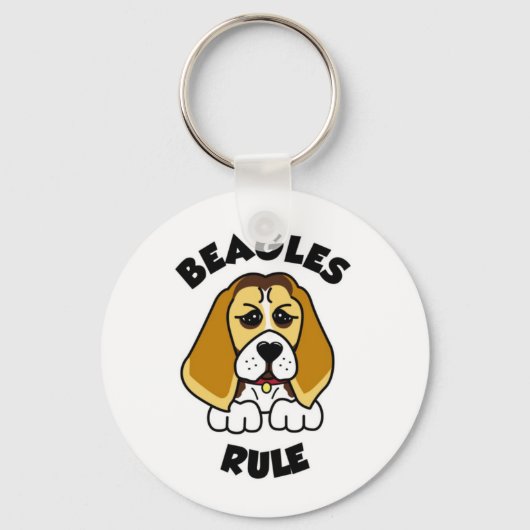 Beagles Rule! Sleutelhanger (Voorkant)