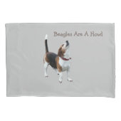 Beagles zijn een howl-stommel kussensloop (Voorkant)