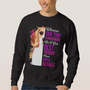 Beagles zijn een meisje zijn beste vriendin hond m trui