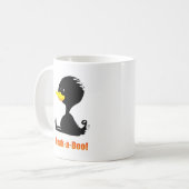 Beak-a-Boo! Cute Cartoon Duck with Funny Pun Koffiemok (Voorkant links)