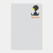 Beak-a-Boo! Cute Cartoon Duck with Funny Pun Post-it® Notes (Voorkant)
