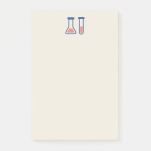 Beaker & Test Tube Science Geëerd Post-it® Notes