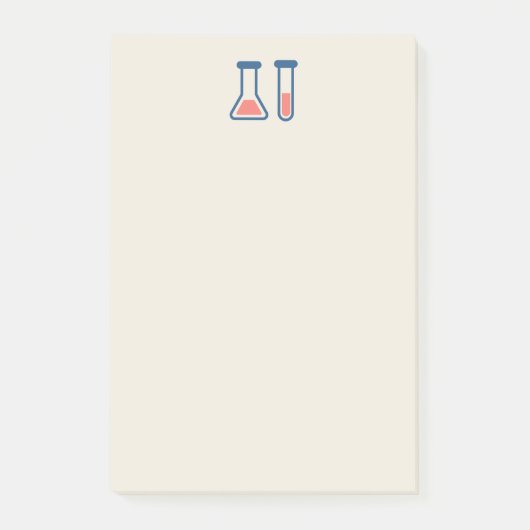 Beaker & Test Tube Science Geëerd Post-it® Notes (Voorkant)