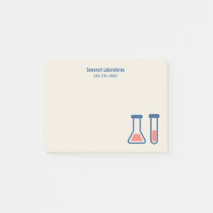 Beaker & Test Tube Science Geëerd Post-it® Notes