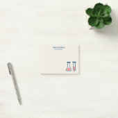 Beaker & Test Tube Science Geëerd Post-it® Notes (Kantoor)