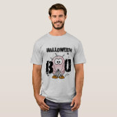 Beakless Budgie Halloween BOO T-shirt (Voorkant volledig)