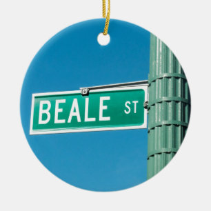 Beale Street-teken Keramisch Ornament