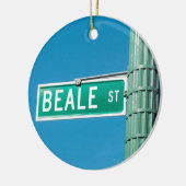 Beale Street-teken Keramisch Ornament (Links)
