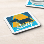 Beam me op Scotty Bier Onderzetter (Linkerzijde)