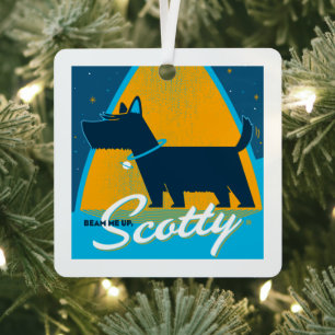 Beam me op Scotty Metalen Ornament