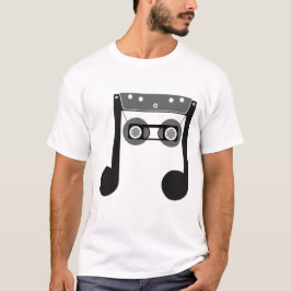 Beam Notes Beamed Achtste Muziekcassette klassiek T-shirt