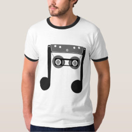 Beam Notes Beamed Achtste Muziekcassette klassiek T-shirt
