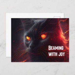 Beaming met joy briefkaart