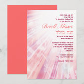 BEAMS OF LIGHT Bar Bat Mitzvah Invitation Kaart (Voorkant / Achterkant)