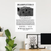 Beamsplitter II. Poster (Thuiskantoor)