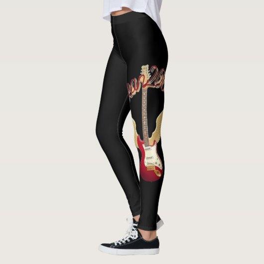 Bean2002 Logo Leggings noirs (Gauche)