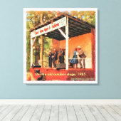 Bean Blossom Canvas, 1985 Canvas Afdruk (Insitu (Houten vloer))