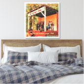 Bean Blossom Canvas, 1985 Canvas Afdruk (Insitu (Slaapkamer))